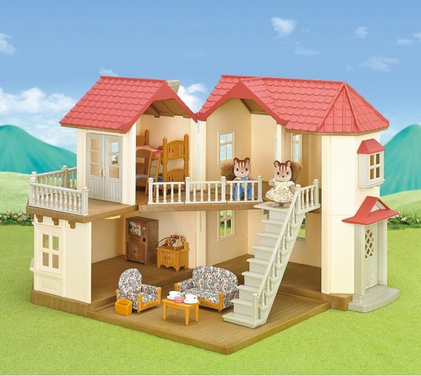 Bộ quà tặng Nhà phố sáng đèn sét G Sylvanian Families 3644