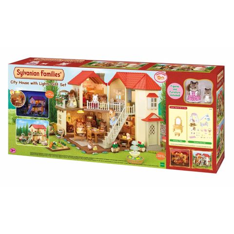  Bộ Quà tặng Nhà phố sáng đèn Set H Sylvanian Families EP-3645 