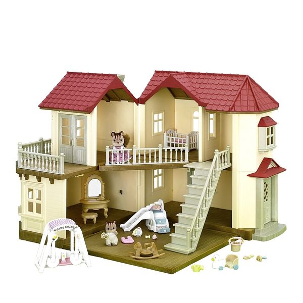 Bộ Quà tặng Nhà phố sáng đèn Set H Sylvanian Families 3645