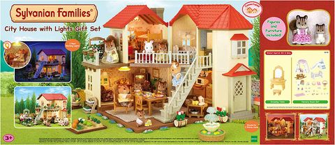  Bộ Quà tặng Nhà phố sáng đèn Set H Sylvanian Families EP-3645 