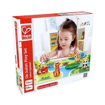  Bộ vườn thú Hape E1021A On Safari Play Set 