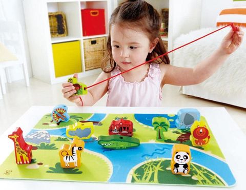  Bộ vườn thú Hape E1021A On Safari Play Set 