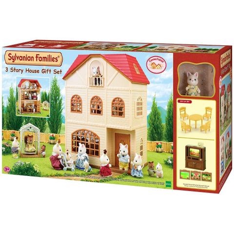  Bộ Quà Tặng Nhà 3 Tầng 3 Story House Gift Set C Sylvanian Families 5352 