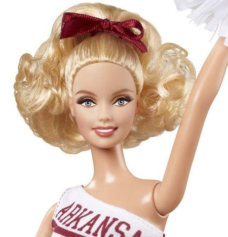  Búp bê Barbie cổ động viên Arkansas 