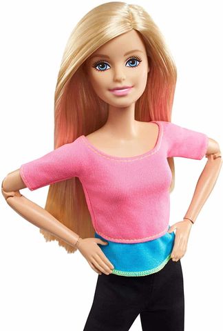  Búp bê Barbie Yoga áo hồng 