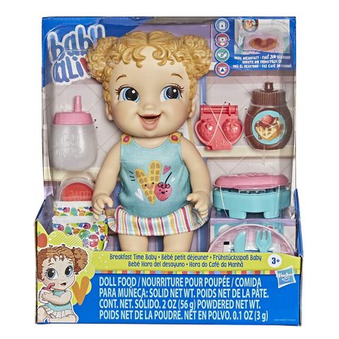  Búp bê em bé Baby Alive E8974 Bé Lisa Làm Bữa Sáng 