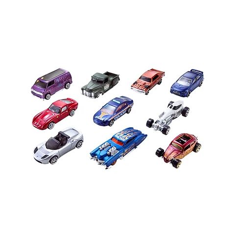  Combo đồ chơi 10 xe cơ bản Hotwheels C1016 