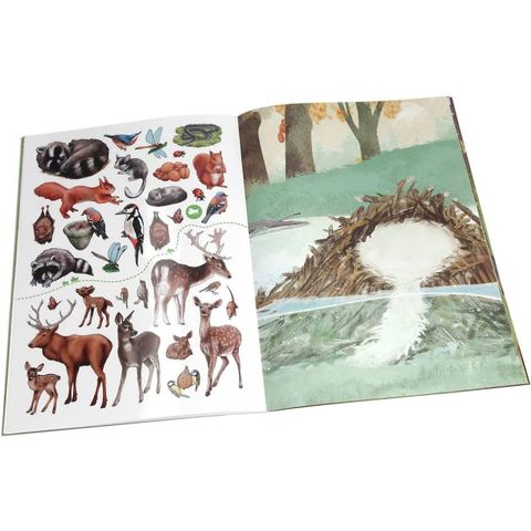  Đồ chơi sách tranh ảnh sticker Wild Forest TOPMODEL 