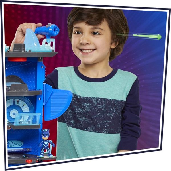 Đồ Chơi Trung Tâm Thí Nghiệm PJ Masks Deluxe Battle Headquarter Playset