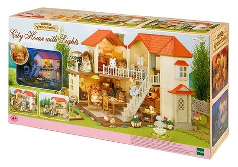  Nhà Phố Sáng Đèn Sylvanian Families 2752 City House with Lights 