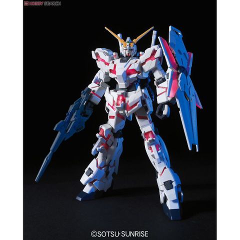  Lắp ráp đồ chơi Bandai RX-0 Unicorn Gundam Destroy Mode HGUC 1/144 Gunpla Model Kit 