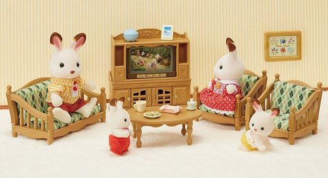  Nội thất Phòng khách kệ tủ và Ti vi Sylvanian Families EP-522 