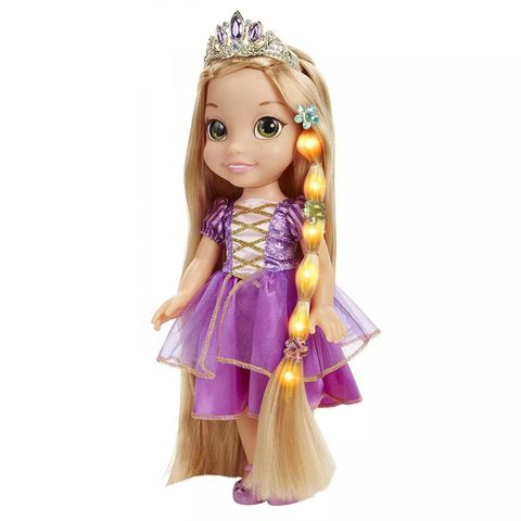  Búp bê Tóc Mây Disney Tangled Glow & Style Rapunzel Toddler Doll 