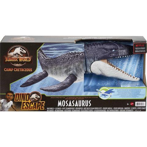  Đồ chơi mô hình khủng long Jurassic World Camp Cretaceous Ocean Protector Mosasaurus 