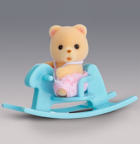  Gấu con cưỡi ngựa gỗ Sylvanian Families 5199 