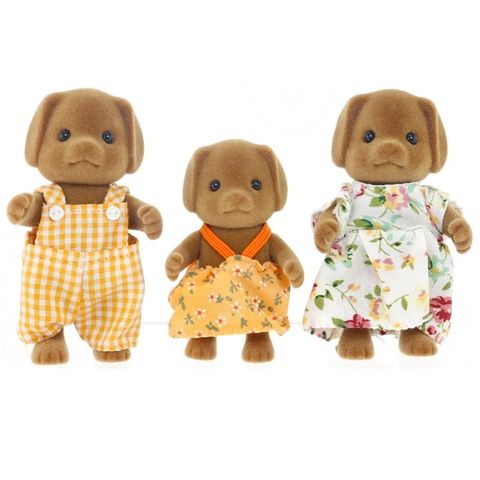  Gia đình Chó nâu Sylvanian Families 1460 Dog Family Set 