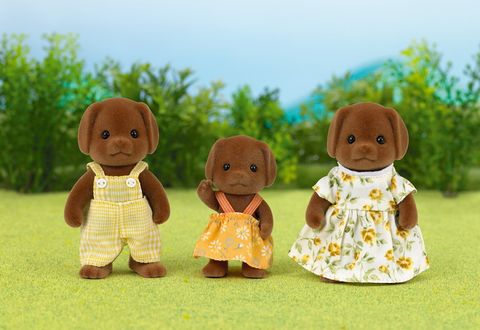  Gia đình Chó nâu Sylvanian Families 1460 Dog Family Set 