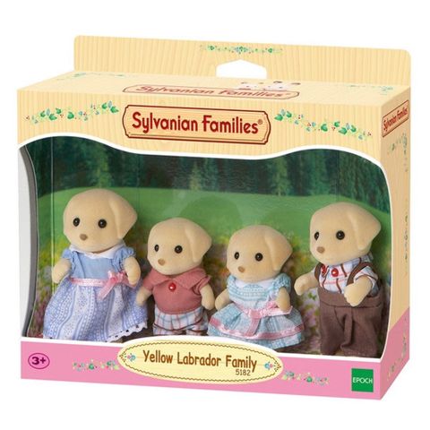  Gia đình Chó vàng Yellow Labrador Family Sylvanian Families 5182 