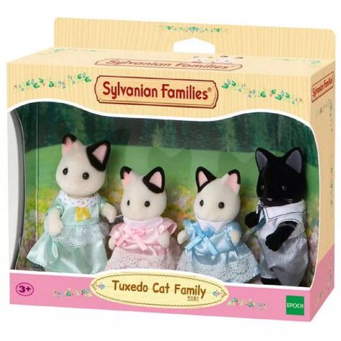  Gia đình Mèo Tuxedo Cat Family Sylvanian Families 5181 