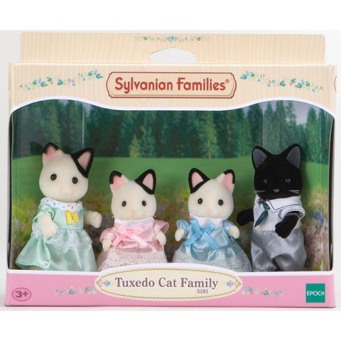  Gia đình Mèo Tuxedo Cat Family Sylvanian Families 5181 