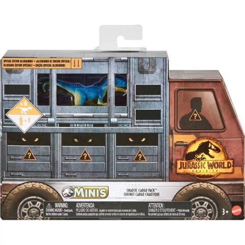  Xe chở khủng long Jurassic World Dominion Minis Chaotic Cargo Dinosaur Figure 