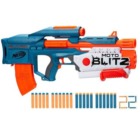  Súng đồ chơi trẻ em Nerf Elite 2.0 Motoblitz CS-10 Blaster, Motorized 10-Dart Blasting 