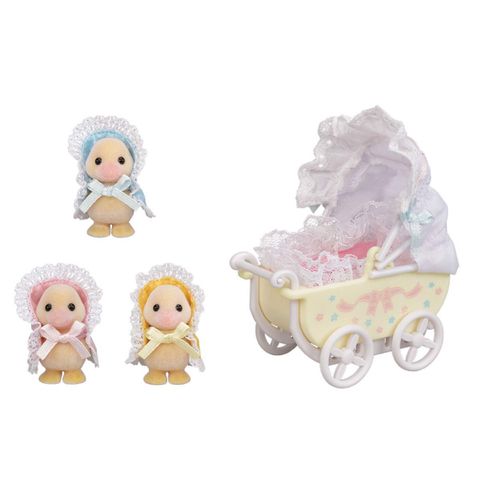 Nhà thỏ Sylvanian Families EP-5601 Darling Duckling Baby Carriage 