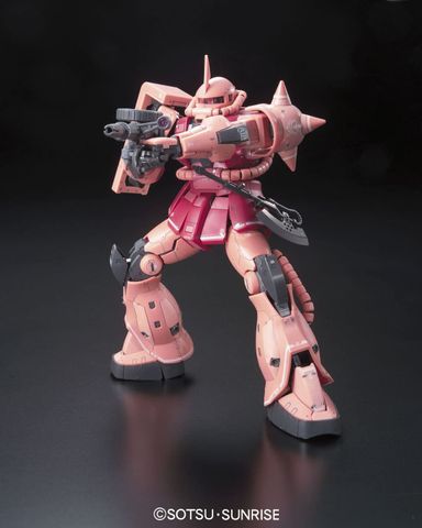  RG Mobile Suit Gundam MS-06S Char Exclusive Zaku 1/144 Scale 