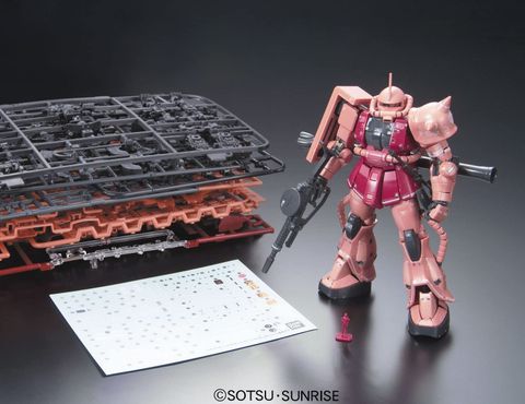  RG Mobile Suit Gundam MS-06S Char Exclusive Zaku 1/144 Scale 