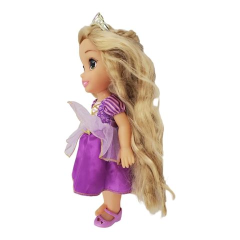  Búp bê Tóc Mây Disney Tangled Glow & Style Rapunzel Toddler Doll 