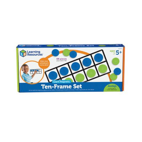  Learning Resources Giant Magnetic Ten-Frame Set 