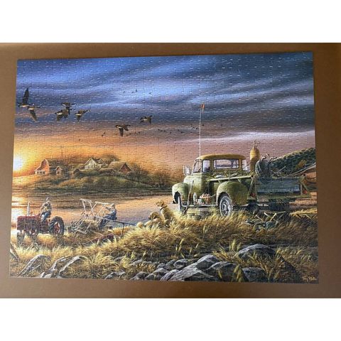  Xếp hình puzzle 1000 miếng Terry Redlin Patiently Waiting Jigsaw Puzzle 