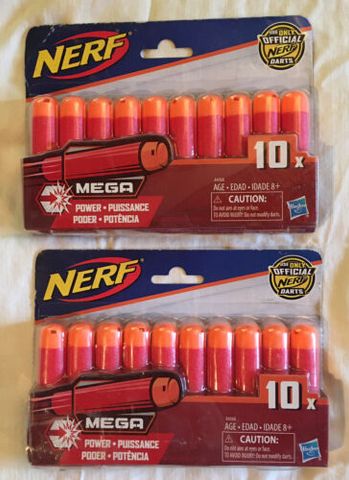  Đạn đồ chơi NERF N STRIKE MEGA DARTS 10 Dart chính hãng cho Mega Blasters 