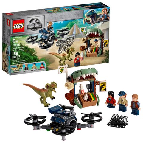  Lego Jurassic World 75934 Dilophosaurus on the Loose Khủng Long Tẩu Thoát 