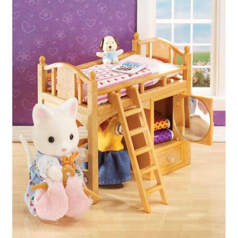  Giường đồ chơi Epoch Calico Critters Sister's Loft Bed 