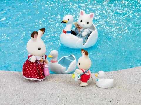  Sylvanian Families EP-2885 Thuyền thiên nga Swan Boat Set 