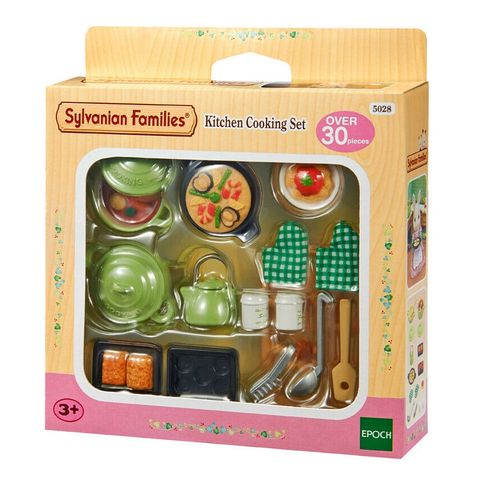  Sylvanian Families 5028 Bộ Đồ Nấu Ăn Kitchen Cooking Set 