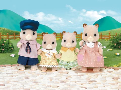  Sylvanian Families 5121 Búp Bê Gia Đình Chuột Hamster Family 