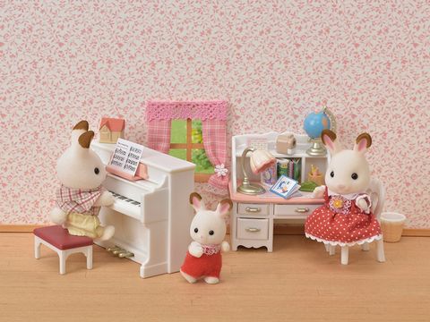  Bộ bàn học và đàn Piano Sylvanian Families 5284 Piano & Desk Set 