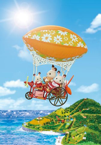  Sylvanian Families V-04 Phiêu lưu trên khí cầu 