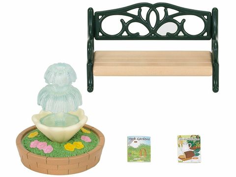  Sylvanian Families EP-4535 Ghế Dài và Đài Phun Nước Công viên Bench & Fountain 