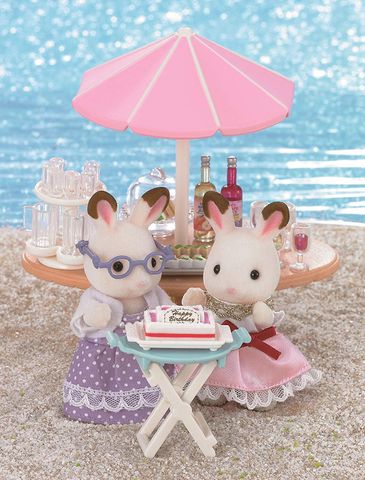  Sylvanian Families 5207 Tiệc Sinh nhật trên bờ biển Seaside Birthday Party 