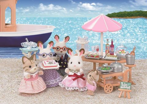  Sylvanian Families 5207 Tiệc Sinh nhật trên bờ biển Seaside Birthday Party 