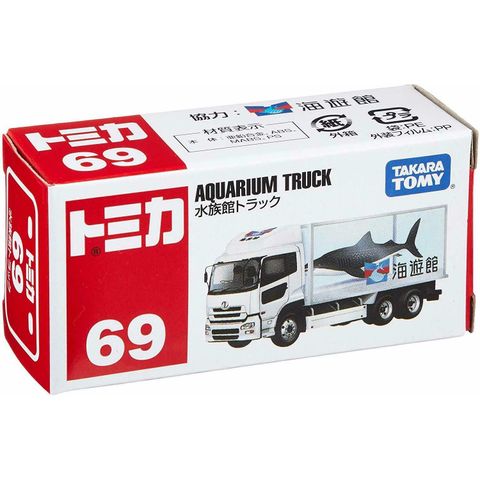  Tomica 69 Nissan Aquarium Truck Xe Tải Chở Bể Cá 