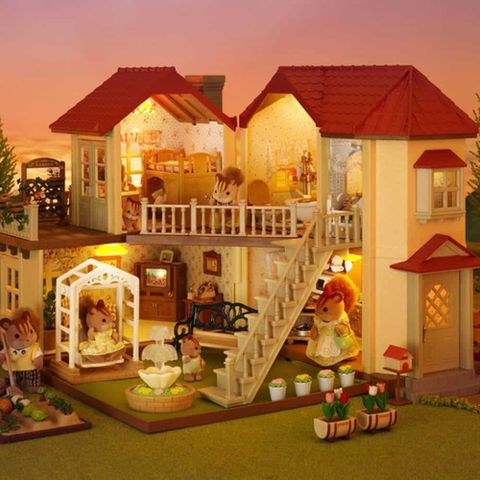  Nhà Phố Sáng Đèn Sylvanian Families 2752 City House with Lights 