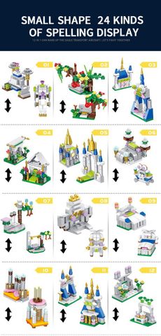  Đồ Chơi Lắp Ráp Lâu Đài Castle Paradise Panlos Brick 607 chi tiết 633056 