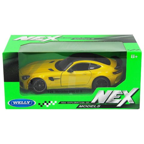  Mô hình xe Mercedes-AMG GTR 1:24 Welly- 24081W- Vàng 