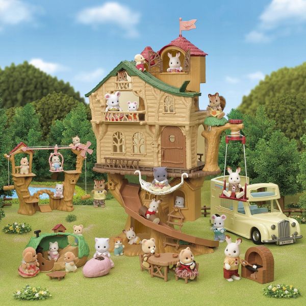 Xe cắm trại gia đình Family Campervan Sylvanian Families 5454