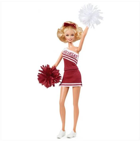  Búp bê Barbie cổ động viên Arkansas 