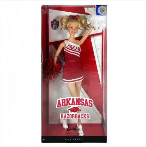  Búp bê Barbie cổ động viên Arkansas 